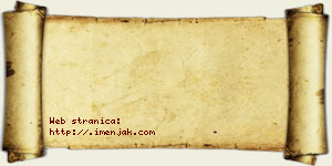 Jagodinka Ristanović vizit kartica